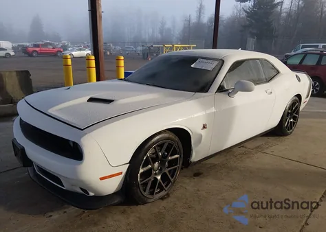 2016 Dodge Challenger R/T Scat Pack z USA, uszkodzony, nr VIN 2C3CDZFJ7GH164703
